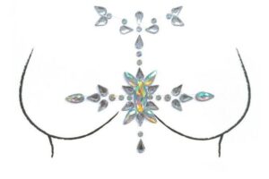 Acrylic Center Design Breast Pasty