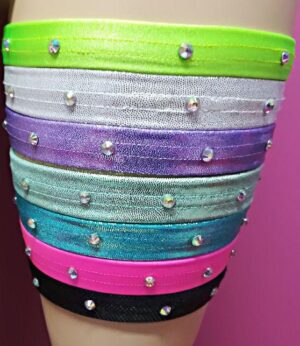 Rhinestone Leg Garter Money Holder