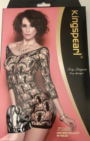 Seductive Black Lace Chemise Babydoll