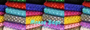 XL Hot New Sequins Draw String Money Bags